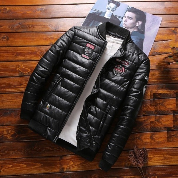 Geacă de iarnă pentru bărbați S98 negru XXL