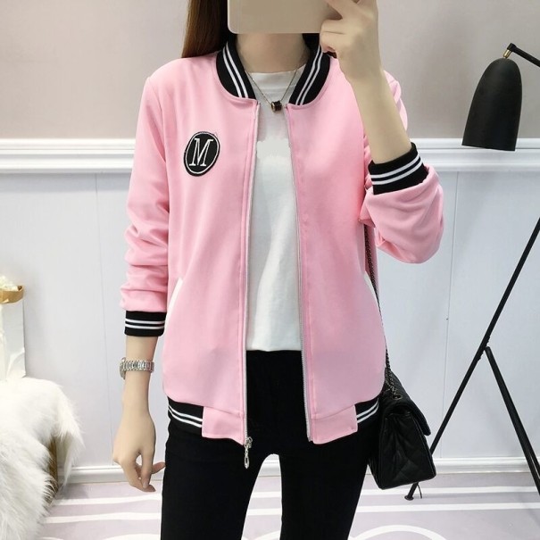 Geaca de primavara dama P1822 roz XL