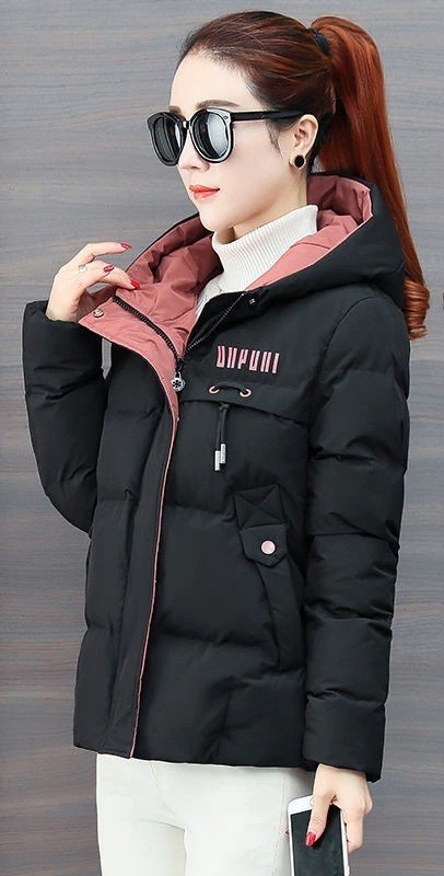 Geaca de toamna dama P1404 negru L