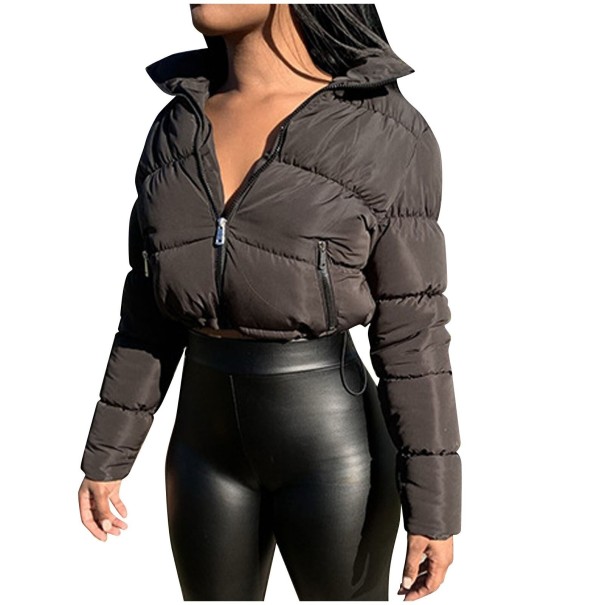 Geaca de toamna de dama P1358 negru S