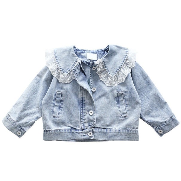 Geacă din denim pentru fete L1902 3