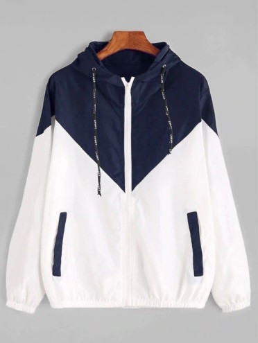 Geaca sport de dama J3103 albastru S