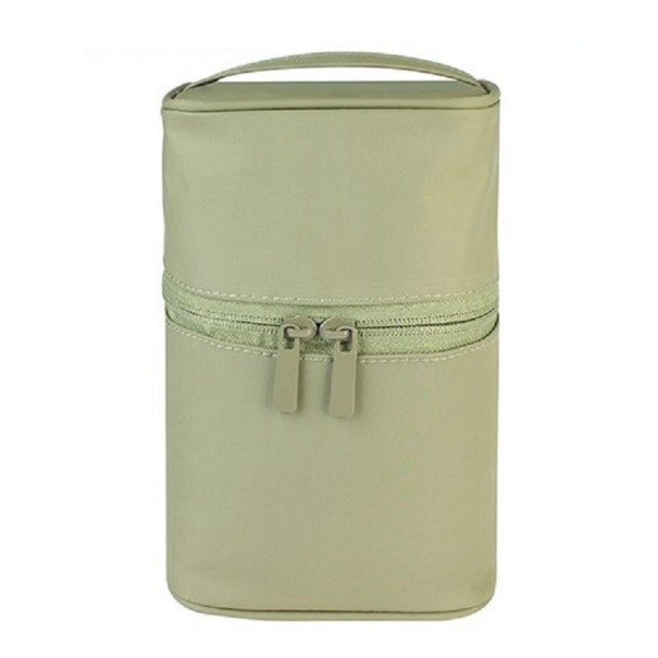 Geantă cosmetică de călătorie verde deschis