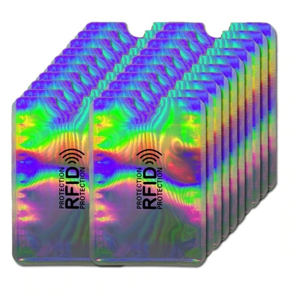Geantă de călătorie pentru documente T946 multicolor 20 buc
