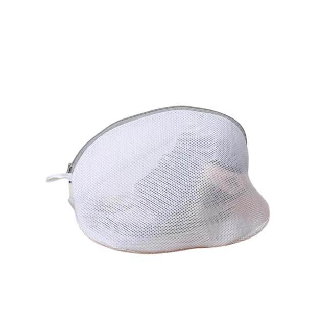Geantă de plasă pentru pantofi, pentru mașina de spălat, 42 x 24 x 24 cm. Geantă de protecție cu fermoar. Spălarea pantofilor în mașina de spălat. Geantă de rufe. Material ușor și durabil. gri