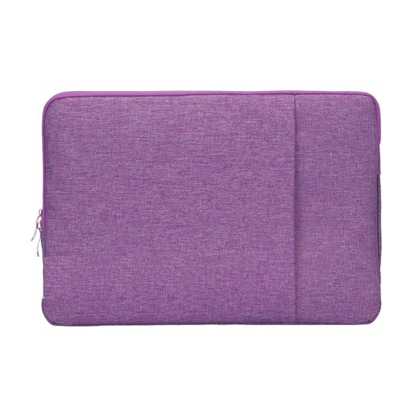 Geanta laptop cu buzunar lateral pentru MacBook, Lenovo, Asus, Huawei, Samsung 12,5 inch, 32 x 22 x 2 cm violet