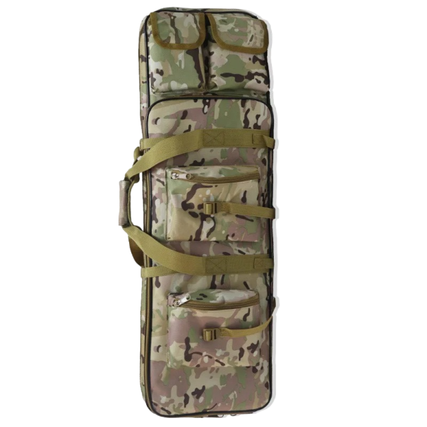 Geanta tactica de tragere Geanta de tragere Geanta de camping Geanta tactica cu mai multe buzunare Rucsac de protectie pentru arme 81 x 25 x 60 cm Model de camuflaj 1