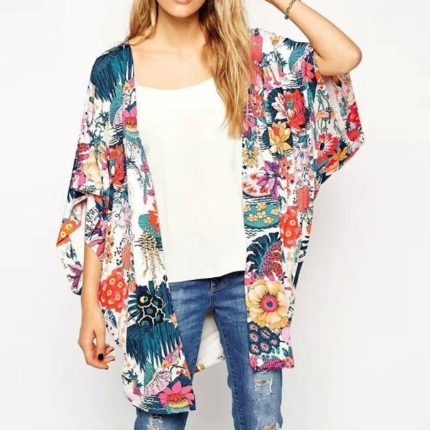 Geblümte Cardigan für Damen S