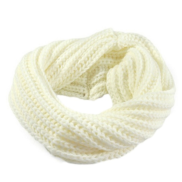 Gebreide halsdoek voor kinderen J3236 wit
