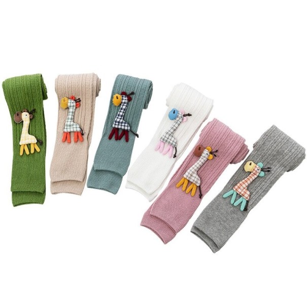 Gebreide legging voor meisjes T2491