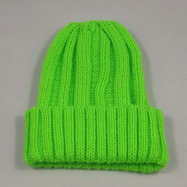 Gebreide neon muts