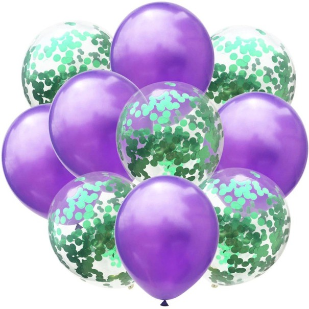 Geburtstagsballons mit Konfetti 10 Stk 11