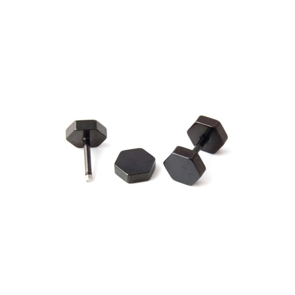 Gefälschte A2670-Stecker schwarz 6 mm