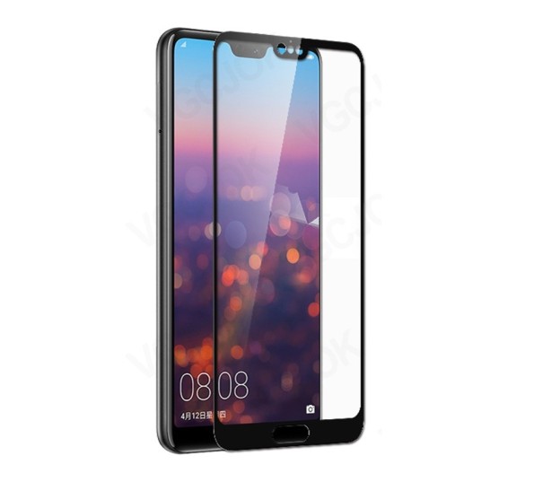 Gehärtetes Schutzglas für Huawei P Smart 2019 schwarz 1