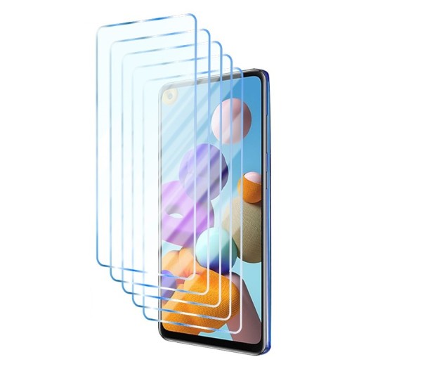 Gehärtetes Schutzglas für Samsung S21 FE 5G 5 Stk 1