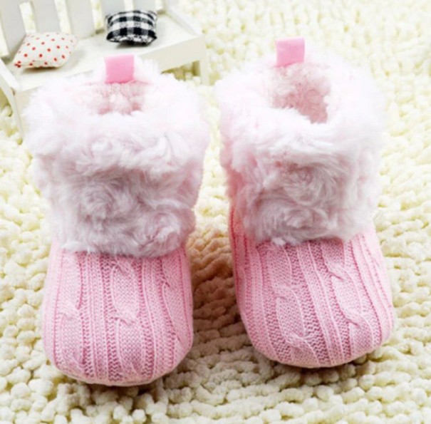 Geïsoleerde kinderpantoffels roze 12-18 maanden