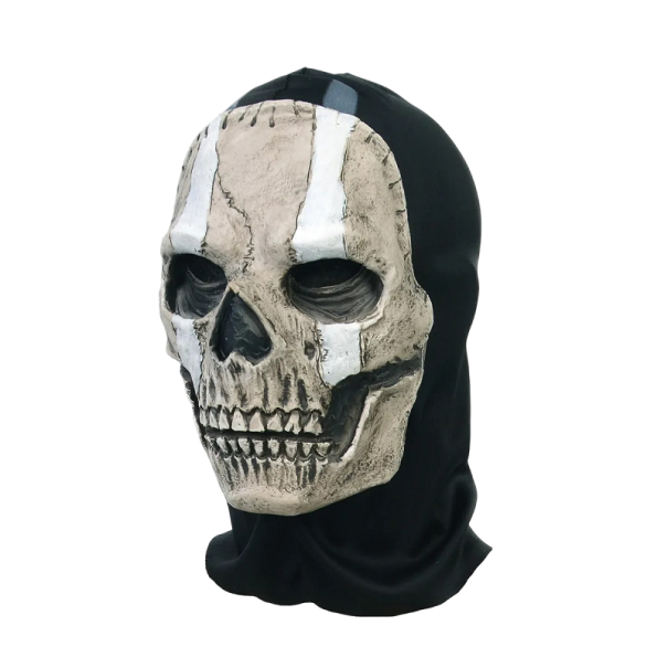 Geister-Gesichtsmaske, Latex-Maske, Halloween-Maske, Cosplay-Geist aus Call of Duty, Karnevalsmaske 2