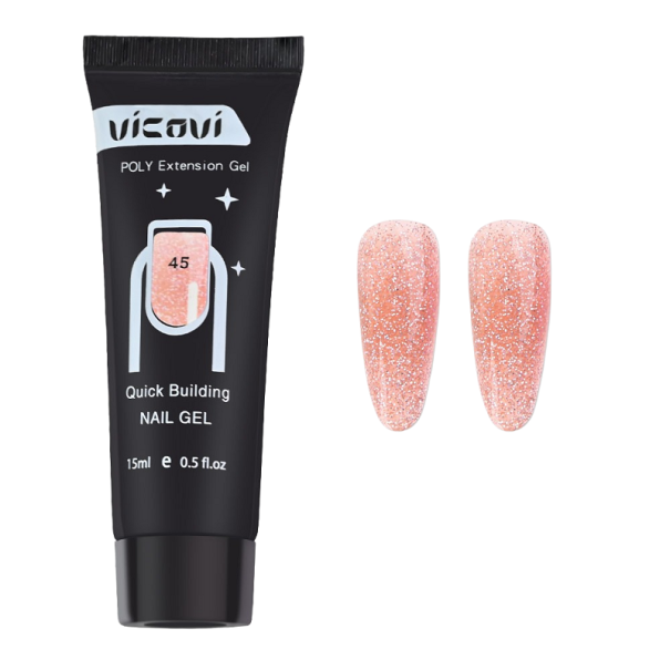 Gel acrilic cu sclipici 8