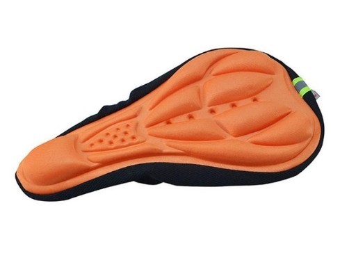 Gel cykelsadelbetræk orange