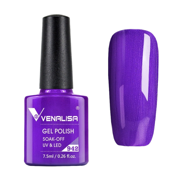 Gel lak na nehty G3062 tmavě fialová