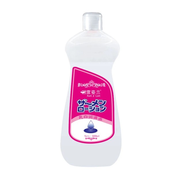 Gel lubricante cremoso a base de agua, sin perfume, 500 ml, textura sedosa, lubricación de larga duración, compatible con preservativos, embalaje discreto. 1