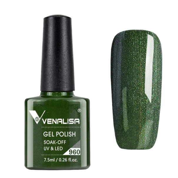 Gel-Nagellack G3061 dunkelgrün