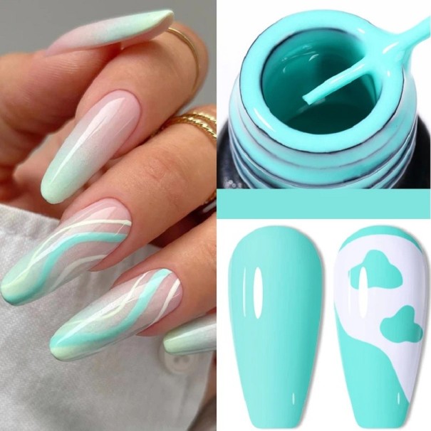 Gel nagellack Långvarigt liner gel nagellack Nagellack för att skapa tunna linjer Gellack med vass tunn borste för dekoration 18