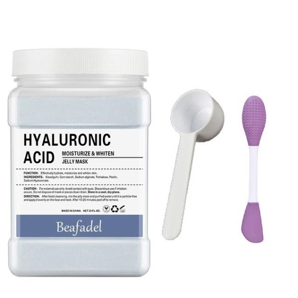Gelatine Peel-Off ansigtsmaske Anti-Aging Gelé ansigtsmaske Revitaliserende ansigtsmaske Pudder Fugtgivende Peel-Off maske med planteekstrakter 200 g Hyaluronic acid
