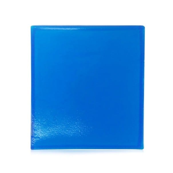 Gelová podložka na sedlo motocyklu tlumicí komfortní 25 × 22 × 1 cm gelová technologie modrá pro motorku a skútr úprava sedla 1