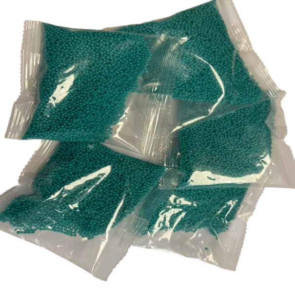 Gelové kuličky do dětské pistole 7-8mm 50 000 ks Vodní gelová munice pro dětské zbraně Absorbující vodu Biologicky rozložitelné střelivo do pistolí tyrkysová