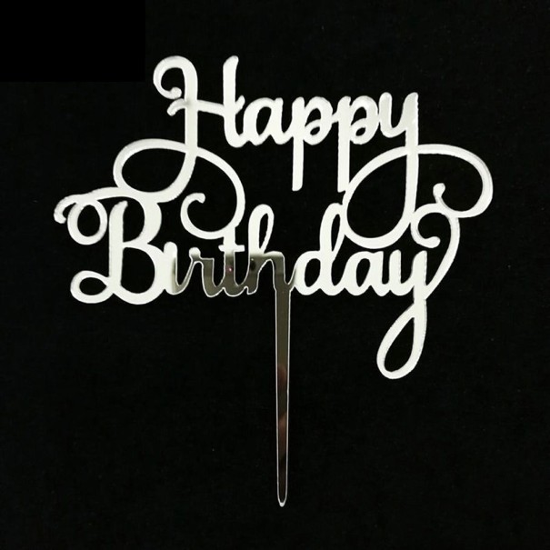 Gelukkige verjaardag taartdecoratie 10