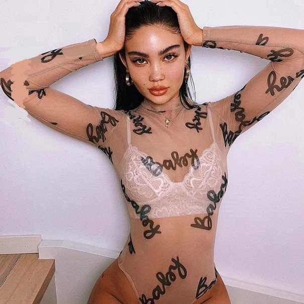 Genomskinliga bodysuits för kvinnor Baby