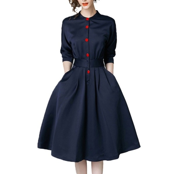 Georgina Damen-Retro-Kleid M