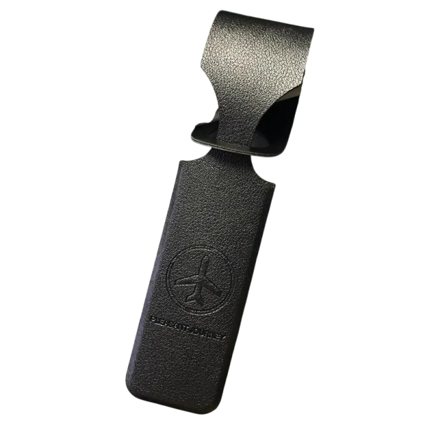 Gepäckanhänger mit Namensschild 25,5×3,8 cm PU Leder mehrfarbiger Identifikationsanhänger für Koffer, Rucksack oder Tasche schwarz