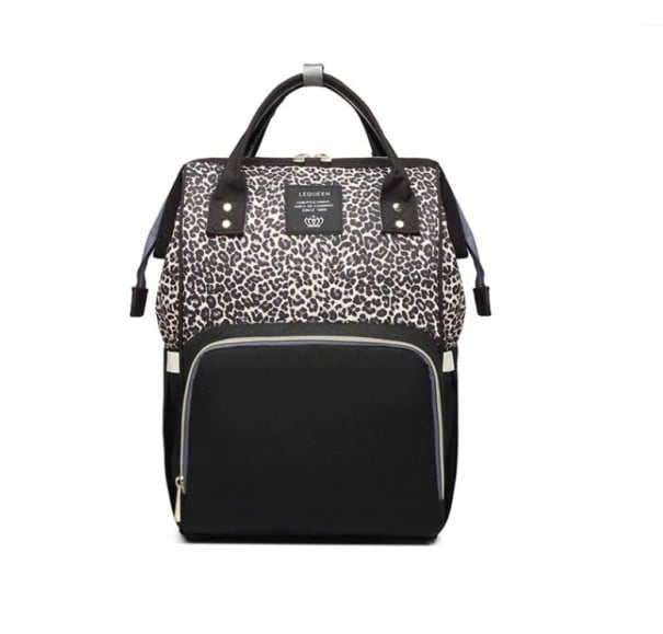 Geräumiger Rucksack für Mütter mit vielen Taschen Flaschenfach Taschentuchfach Abmessungen 25 x 15 x 40 cm Polyester Tragen auf dem Rücken 6