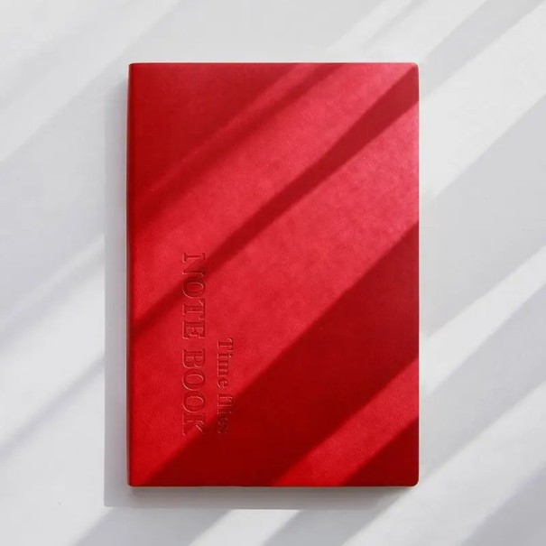 Geruit notitieboek A5 148 x 212 mm 264 pagina's 78g papier Notitieboek om te schrijven en tekenen Fijn papier 5mm geruit Voor school en kantoor rood