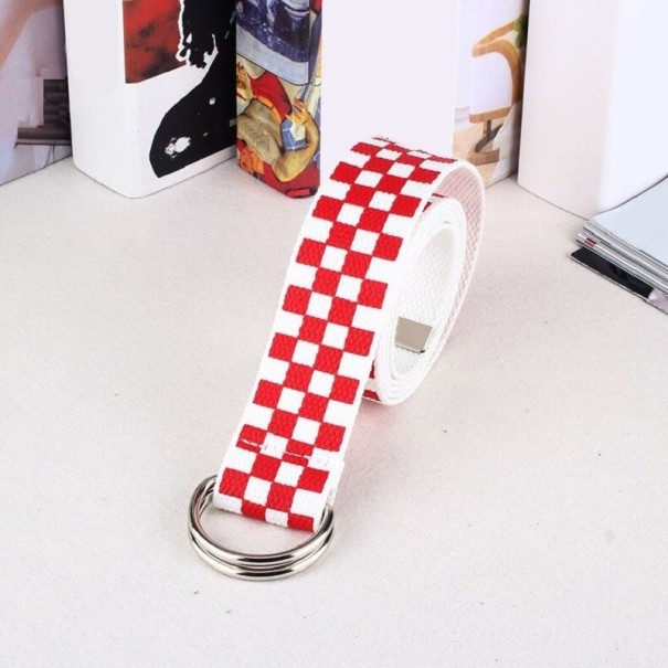 Geruite riem voor dames 110 cm 2