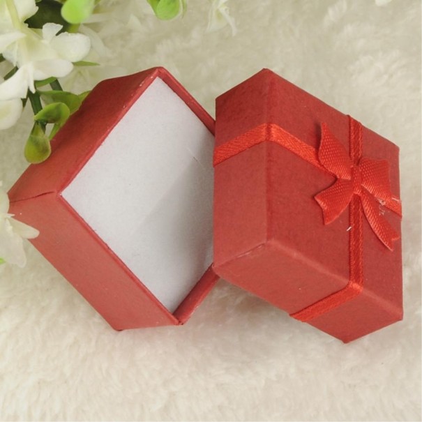 Geschenkbox für Schmuck rot S