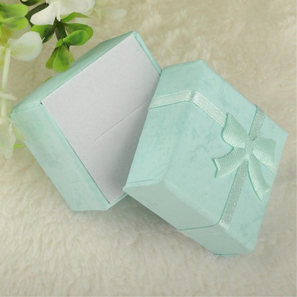 Geschenkbox für Schmuck türkis S