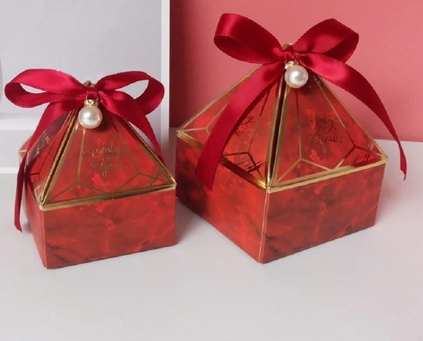 Geschenkdoos 20 stuks rood S