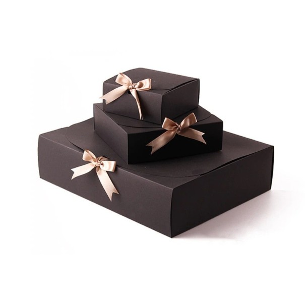 Geschenkdoos voor snoepjes 5 stuks zwart M