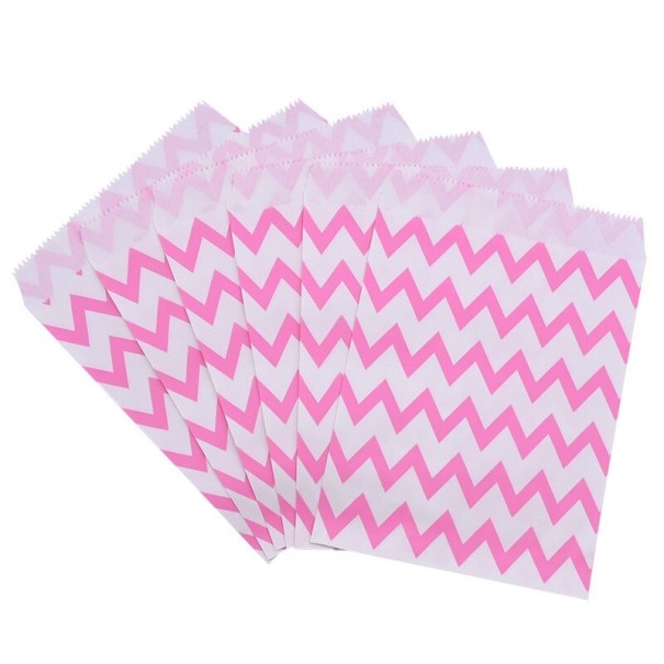 Geschenkpapiertüten 25 Stk dunkelrosa 2