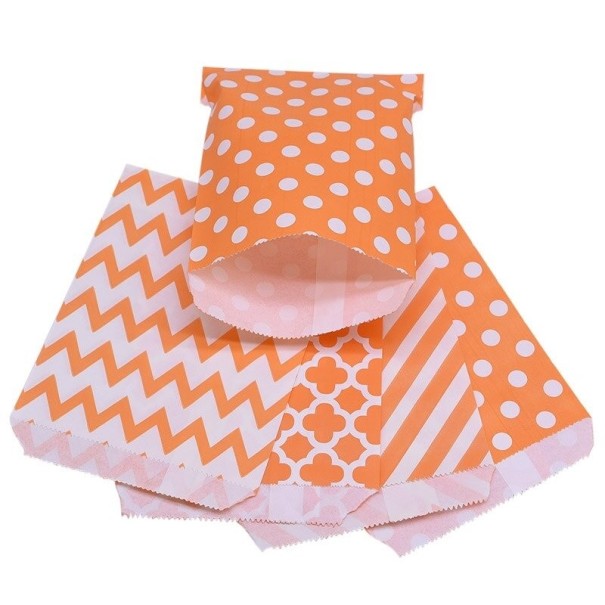Geschenkpapiertüten 25 Stk orange 3
