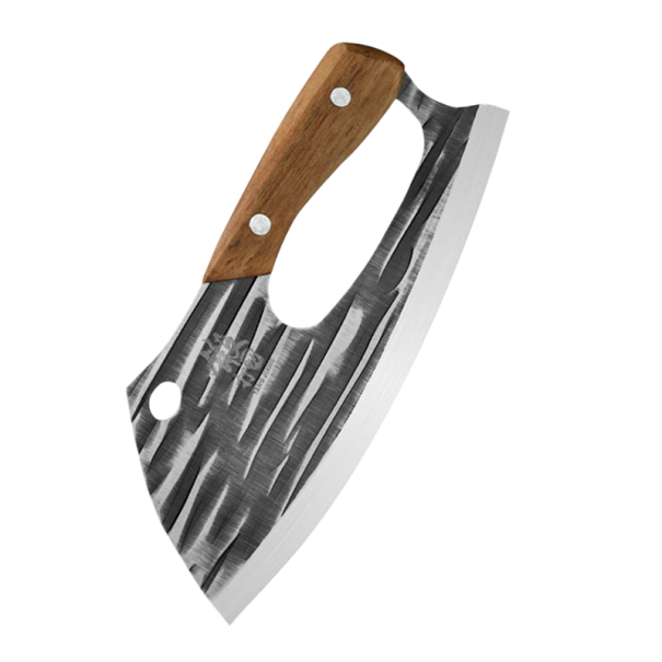 Geschmiedetes Küchenmesser, 210 x 110 mm, Edelstahl, Metzger-Hackmesser, Haushaltsmesser zum Schneiden von Obst und Gemüse, Küchenwerkzeug 1