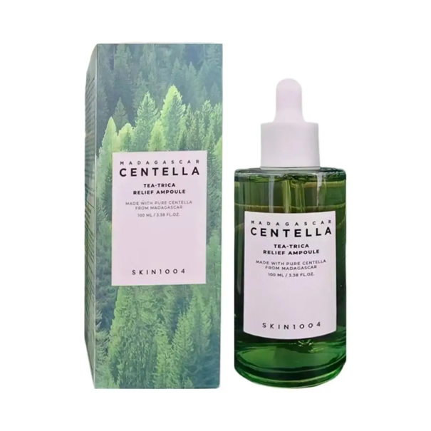 Gesichtsserum 100 ml mit grünem Tee und asiatischem Nabel. Feuchtigkeitsspendendes Tonikum. Hautaufhellung. Porenverengung. Hautpflege 1
