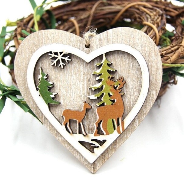 Gesneden kerstversiering 3