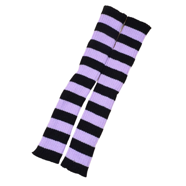 Gestreepte beenwarmers 50 cm 1