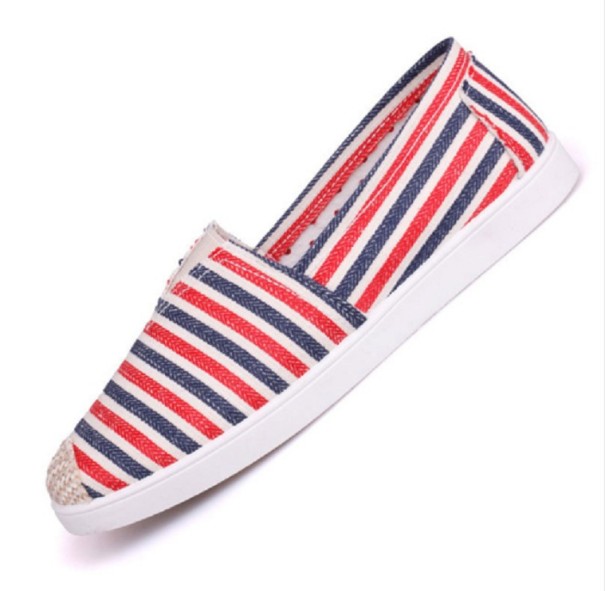 Gestreepte instapsneakers voor dames 38 5