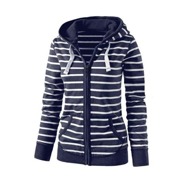 Gestreepte sweater voor dames L 1