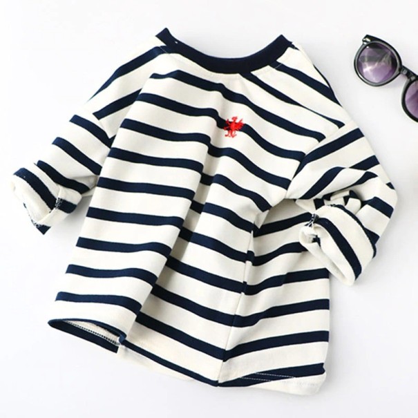 Gestreepte sweater voor jongens 4 A